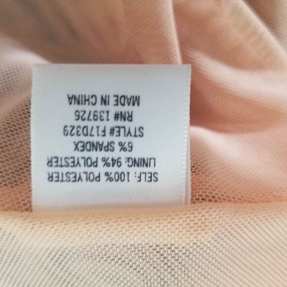 Francesca's Spaghetti Strap Crochet Lace Sheer Little Black Dress Mini - Picture 9 of 11